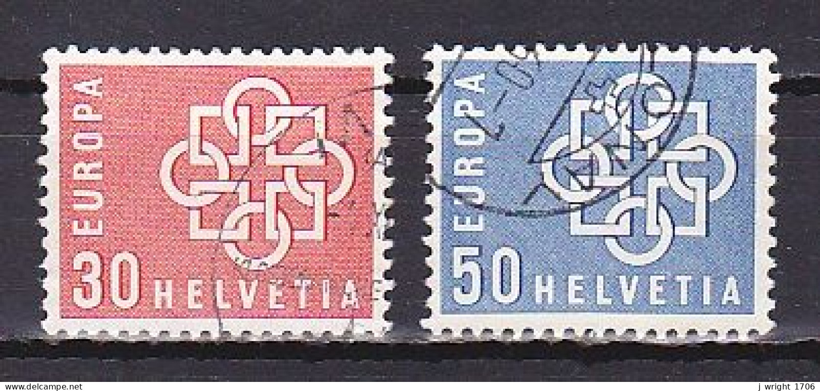 Switzerland, 1959, Europa Issue, Set, USED - Used Stamps