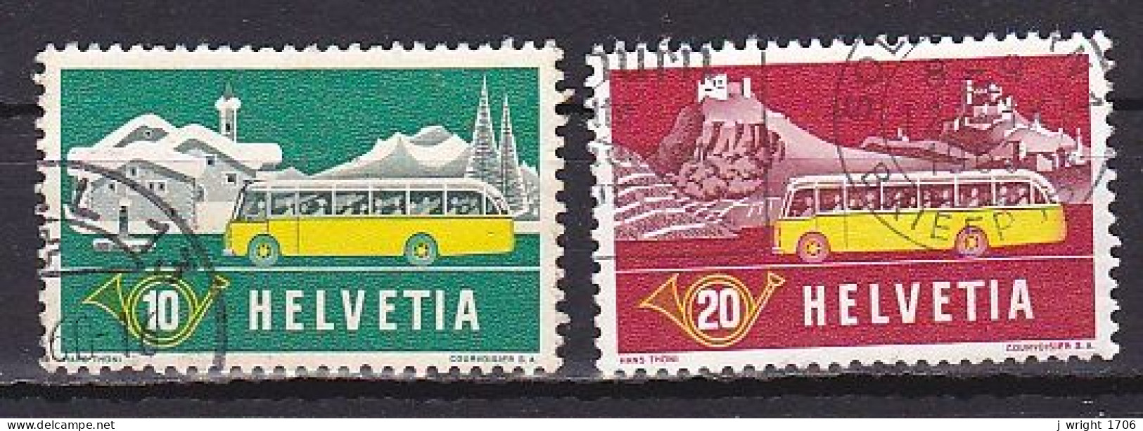 Switzerland, 1953, Mobile Post Office, Set, USED - Gebruikt