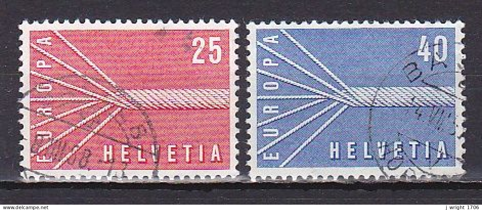 Switzerland, 1957, Europa CEPT, Set, USED - Used Stamps