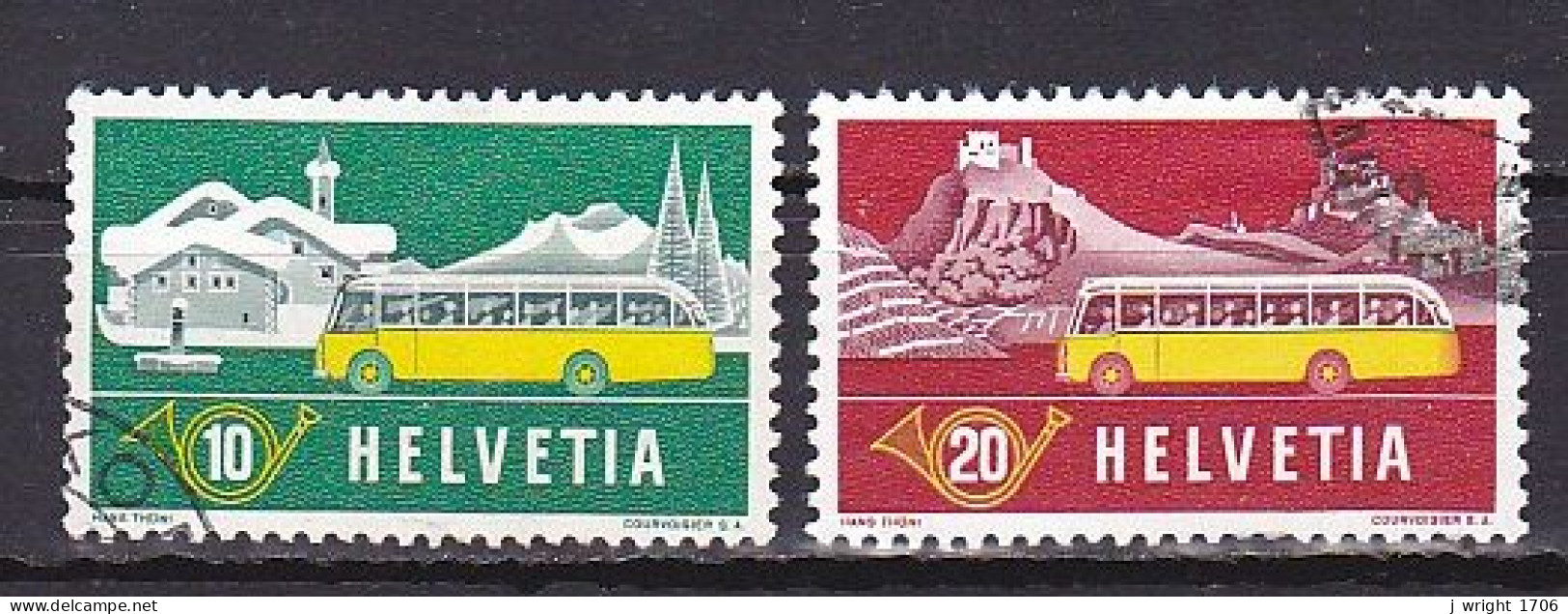 Switzerland, 1953, Mobile Post Office, Set, USED - Oblitérés