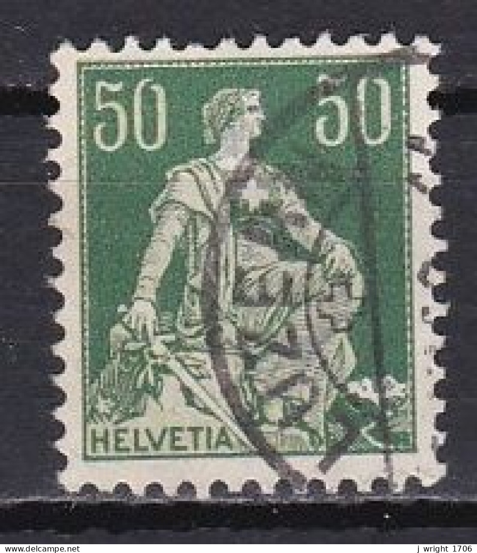 Switzerland, 1908, Helvetia With Sword, 50c, USED - Usati