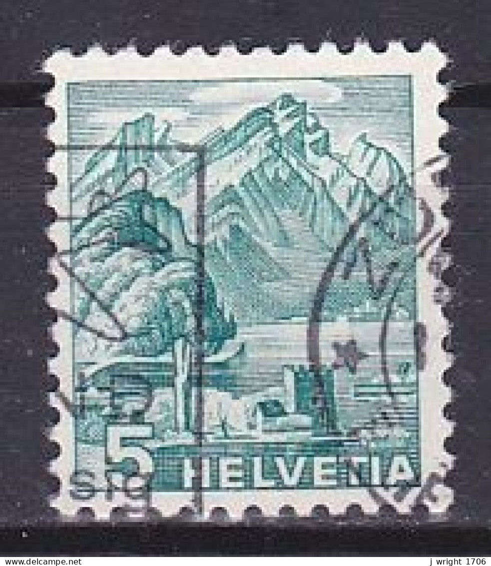 Switzerland, 1936, Landscapes/Pilatus Mountain, 5c/Smooth Paper, USED - Oblitérés