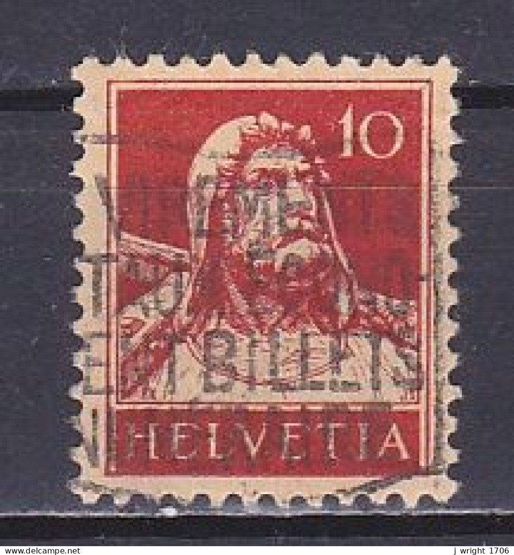 Switzerland, 1914, William Tell, 10c/'H' Horizontal Bar Two-Thirds Height, USED - Used Stamps