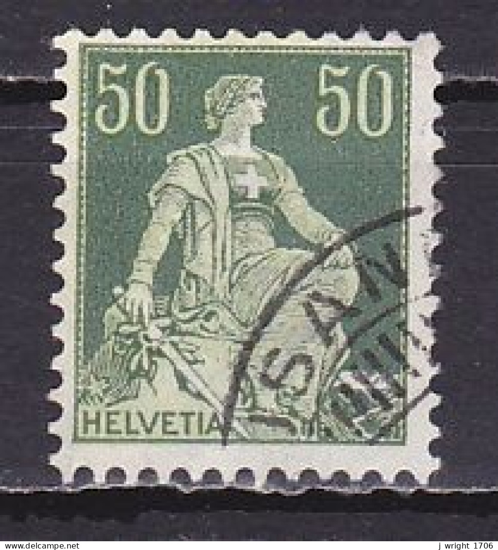 Switzerland, 1908, Helvetia With Sword, 50c, USED - Gebraucht