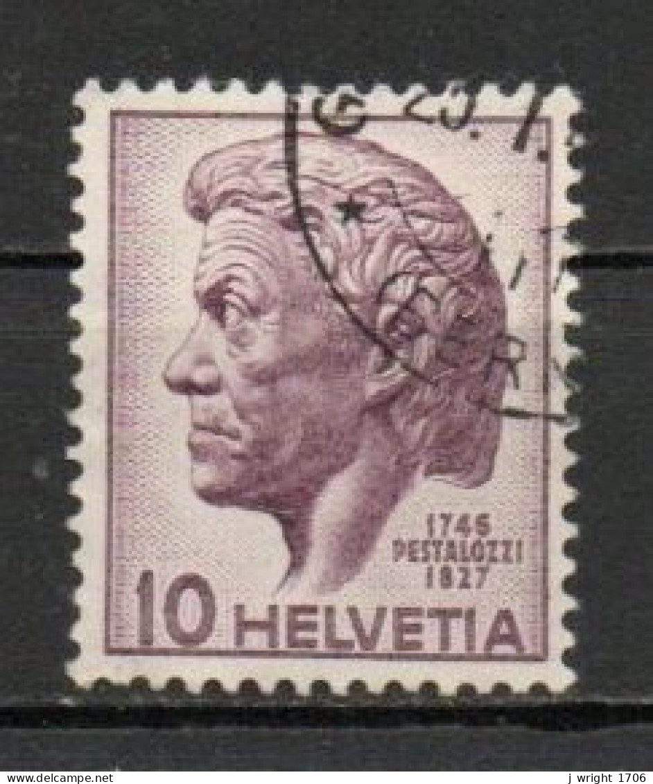 Switzerland, 1946, Johann Heinrich Pestalozzi, 10c, USED - Used Stamps