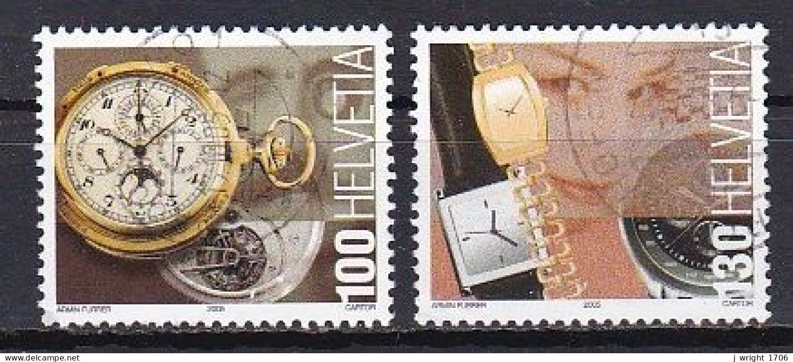 Switzerland, 2005, Traditional Swiss Products/Watches, Set, USED - Used Stamps