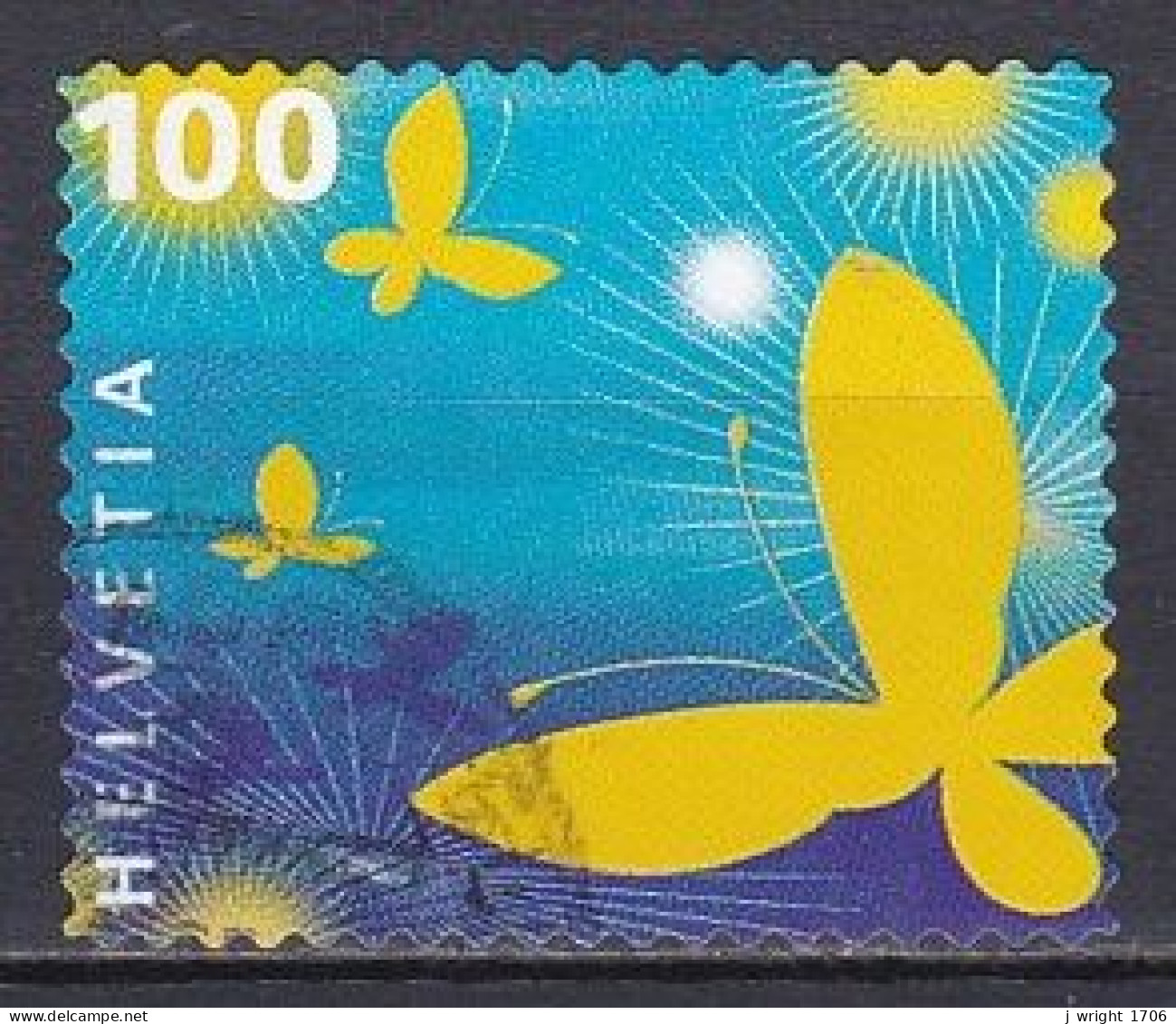 Switzerland, 2005, Congratulations Greetings Stamp, 100c, USED - Usados