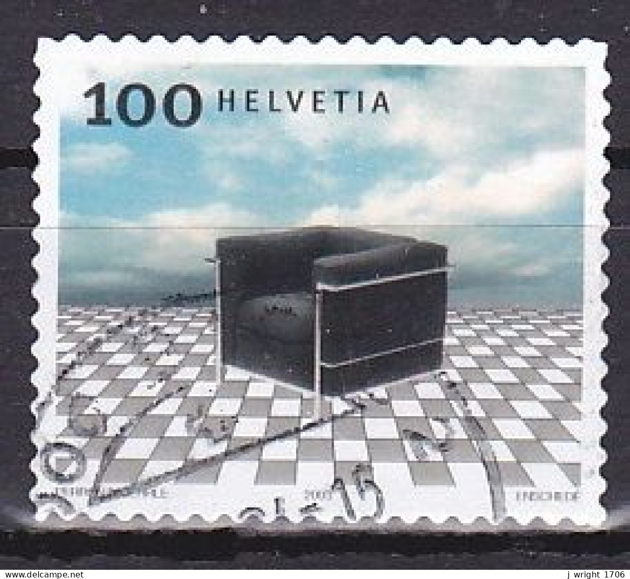 Switzerland, 2003, Swiss Design/Armchair, 100c, USED - Gebruikt