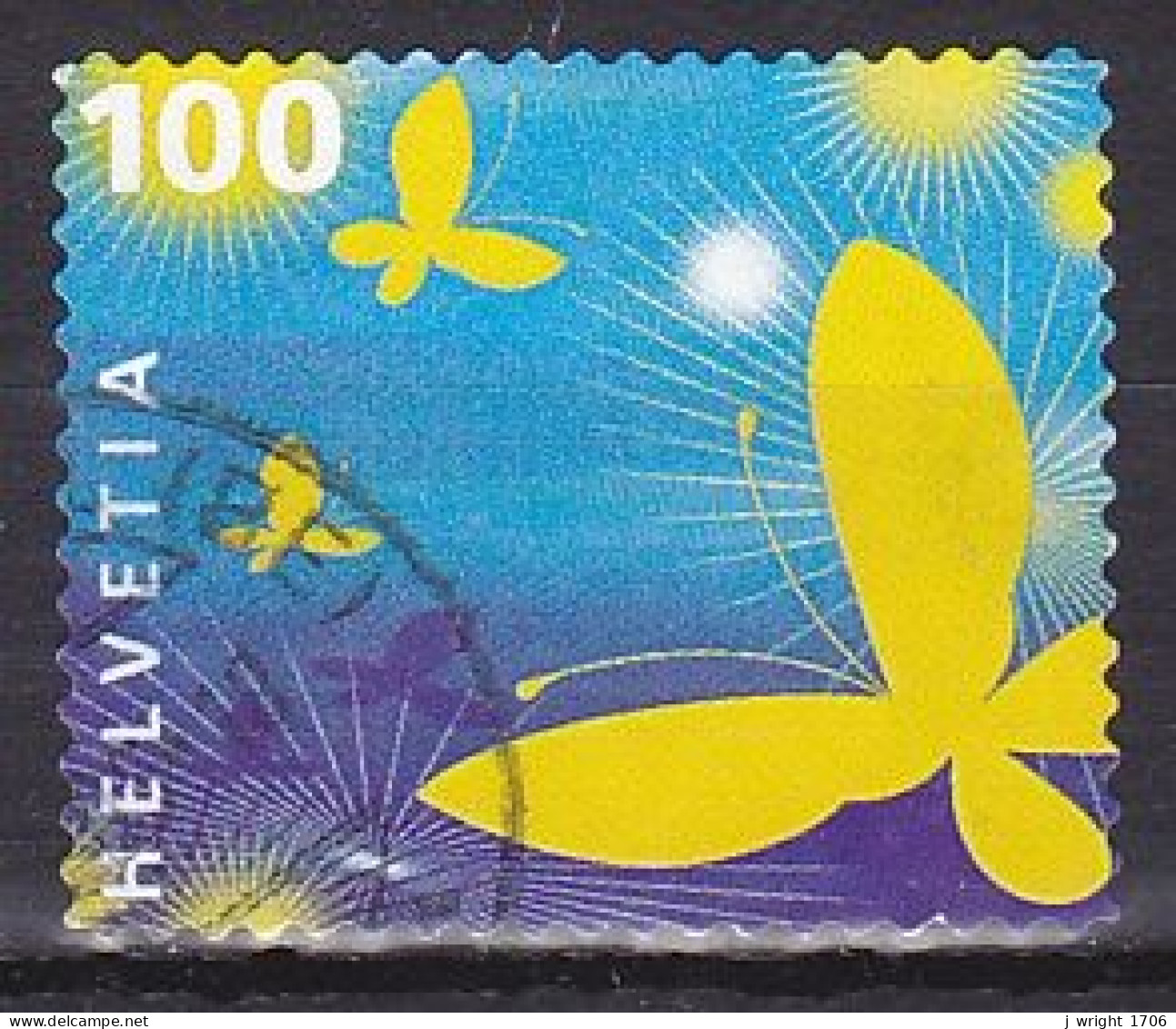 Switzerland, 2005, Congratulations Greetings Stamp, 100c, USED - Oblitérés