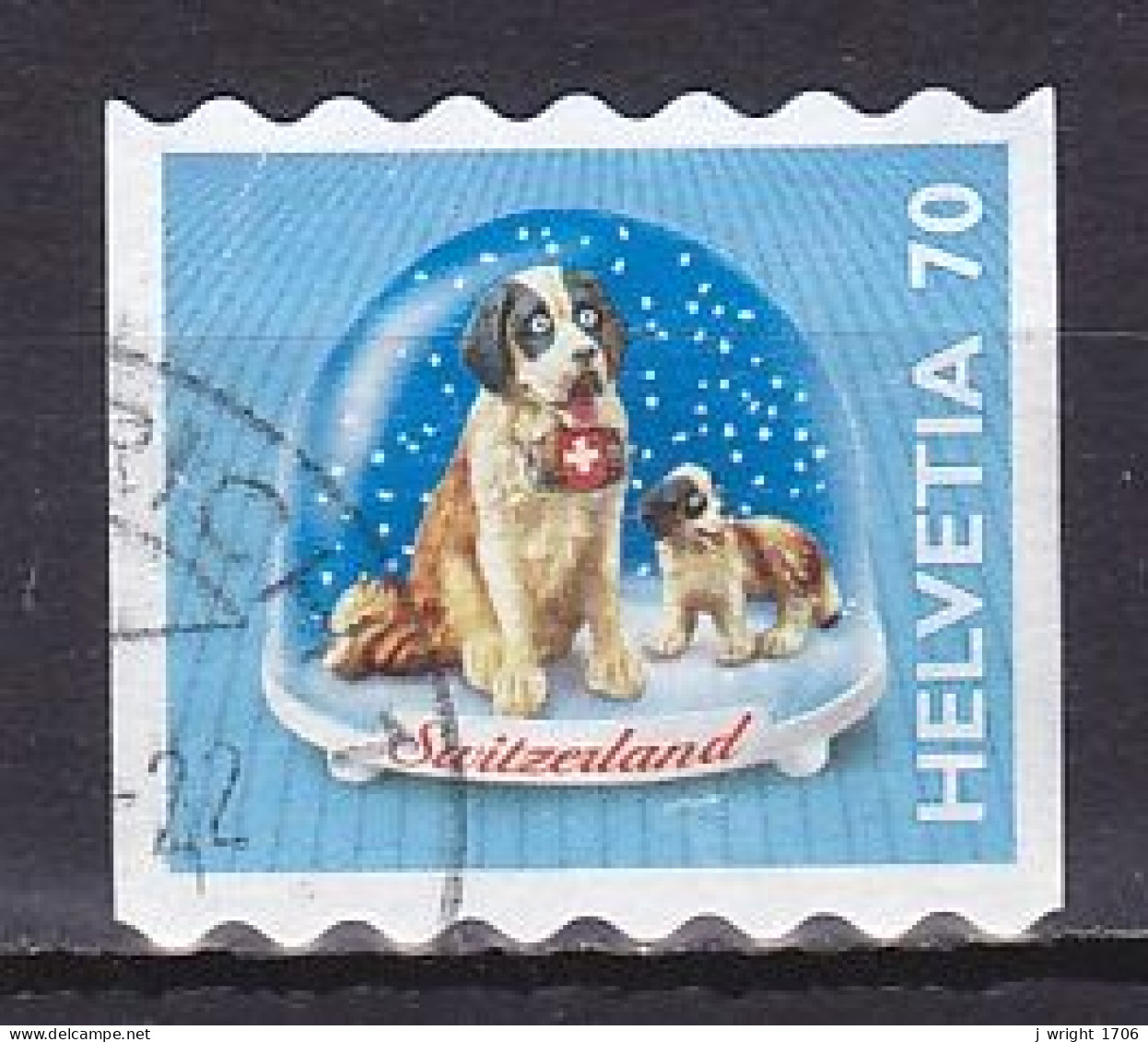 Switzerland, 2001, Snow Globe, 70c, USED - Used Stamps