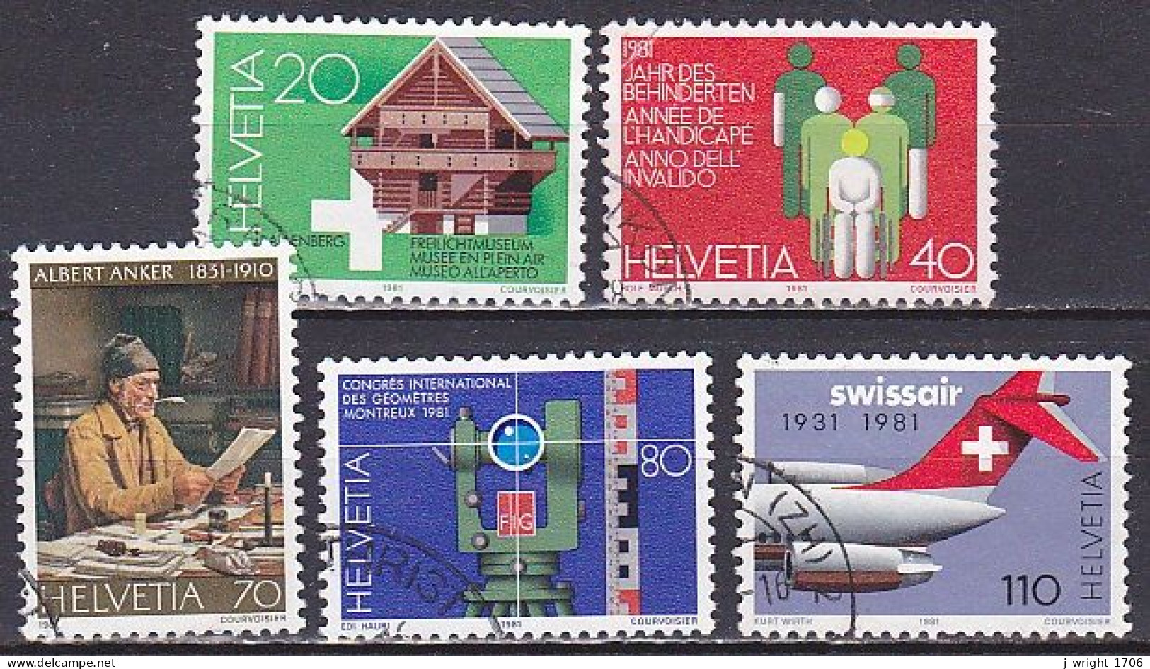 Switzerland, 1981, Publicity Issue, Set, USED - Gebruikt