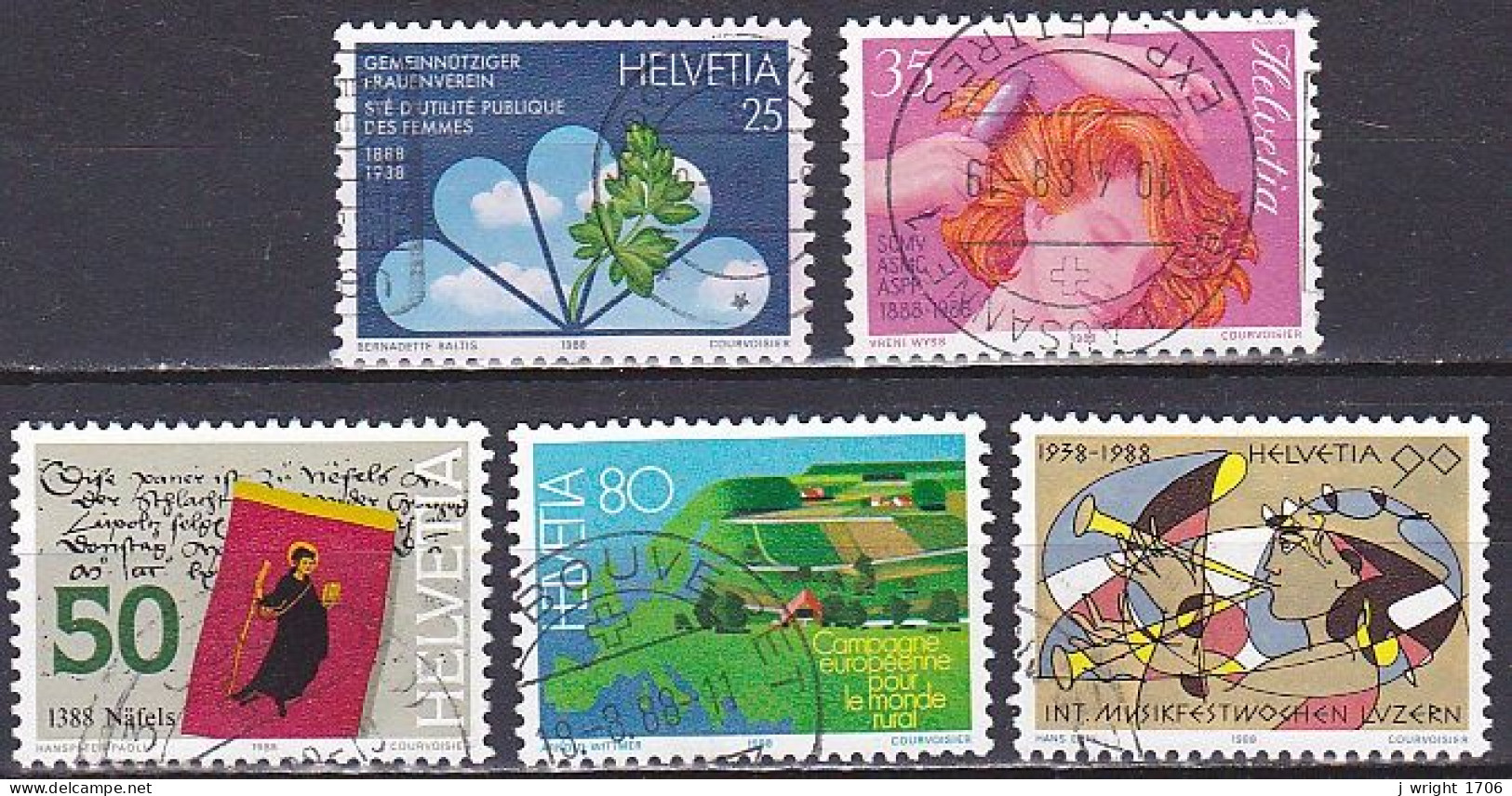 Switzerland, 1988, Publicity Issue, Set, USED - Used Stamps