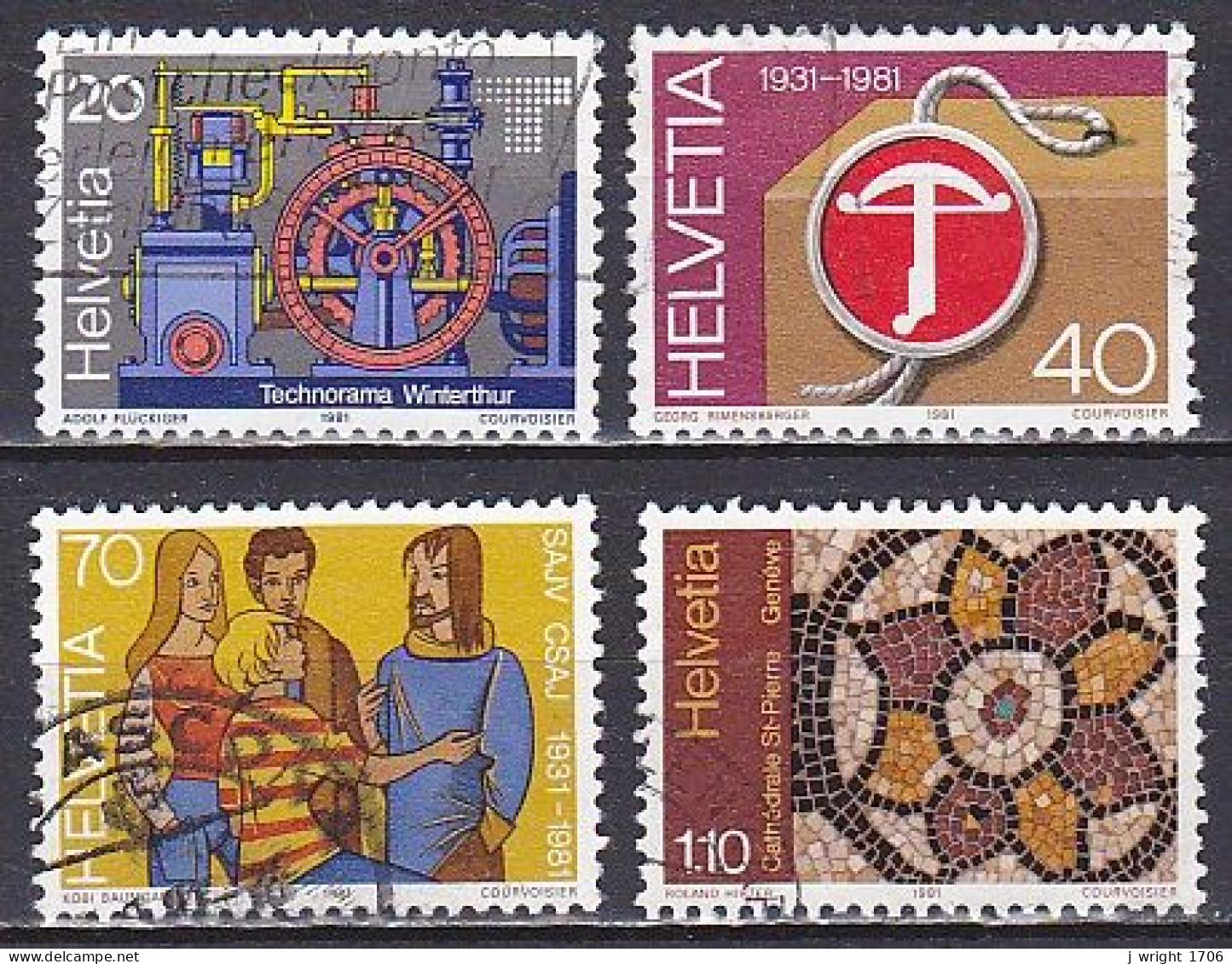 Switzerland, 1981, Publicity Issue, Set, USED - Used Stamps