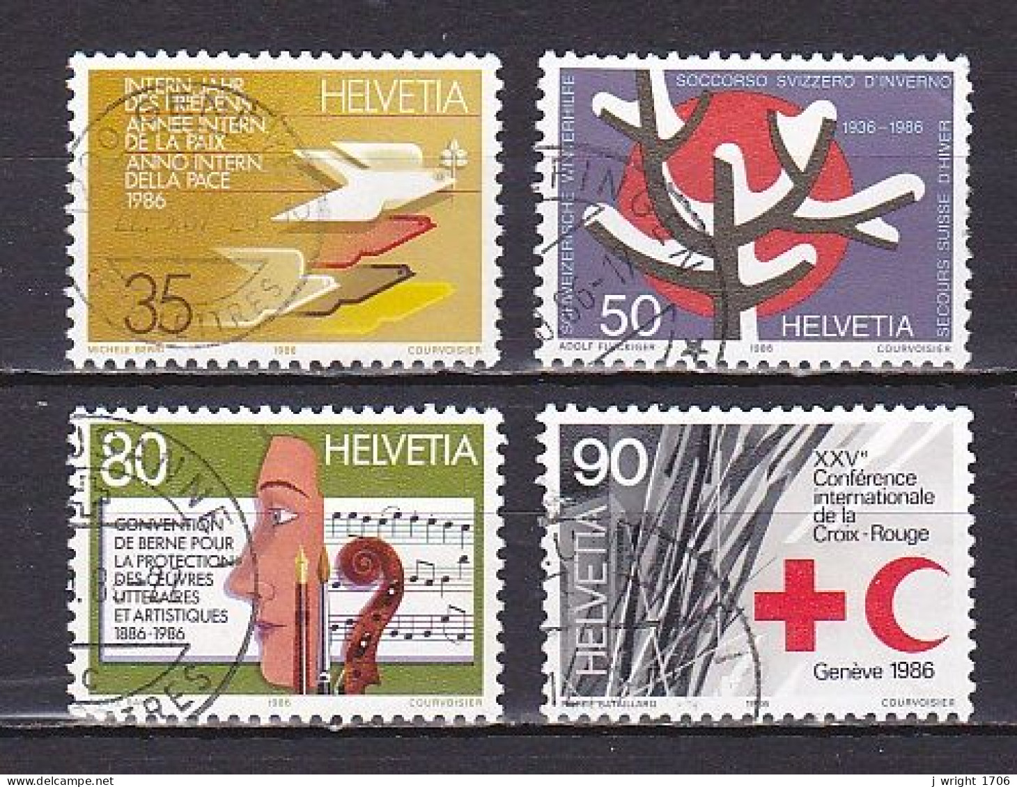 Switzerland, 1986, Publicity Issue, Set, USED - Used Stamps