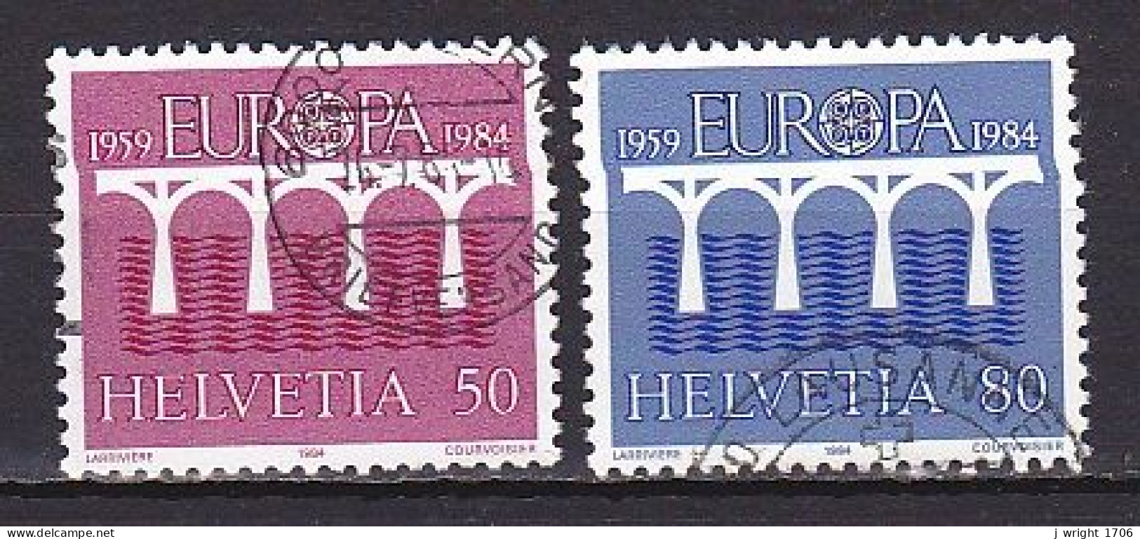 Switzerland, 1984, Europa CEPT, Set, USED - Used Stamps