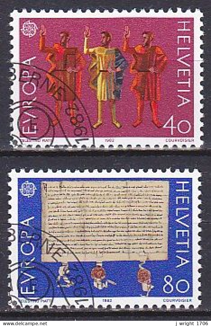 Switzerland, 1982, Europa CEPT, Set, CTO - Used Stamps