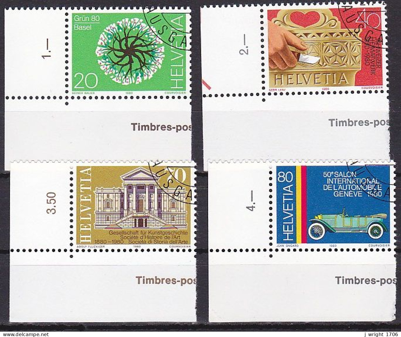 Switzerland, 1980, Publicity Issue, Set, CTO - Used Stamps