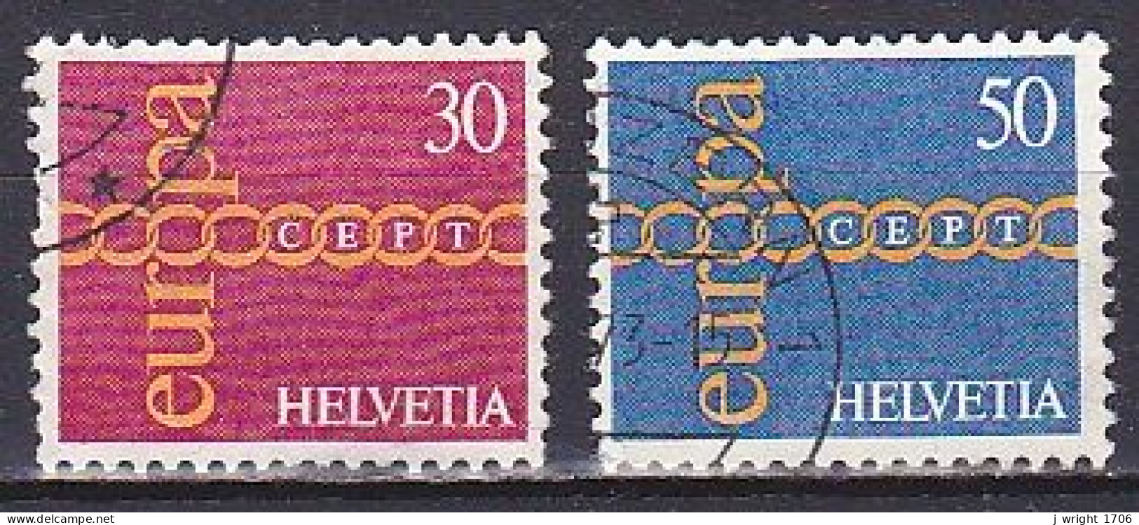 Switzerland, 1971, Europa CEPT, Set, USED - Used Stamps