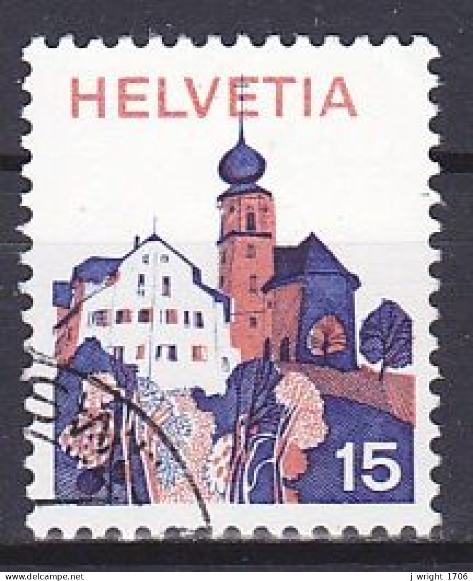 Switzerland, 1973, Landscapes/Central Switzerland, 15c, USED - Oblitérés