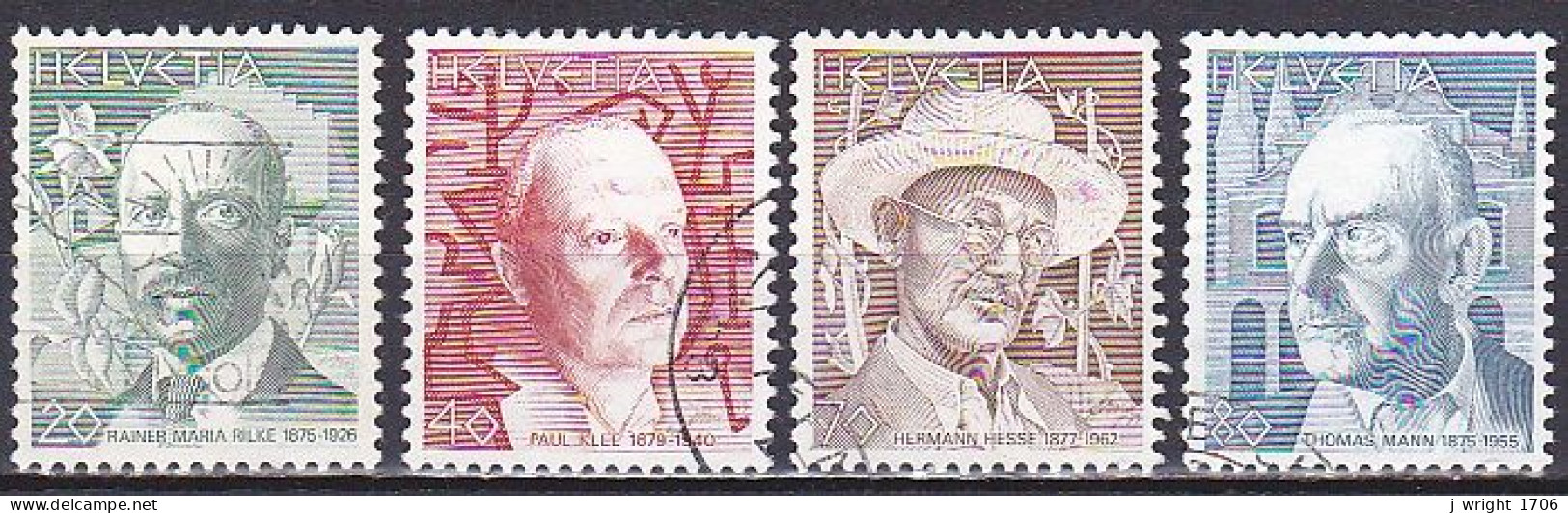 Switzerland, 1979, Portraits Of Famous Swiss, Set, USED - Used Stamps