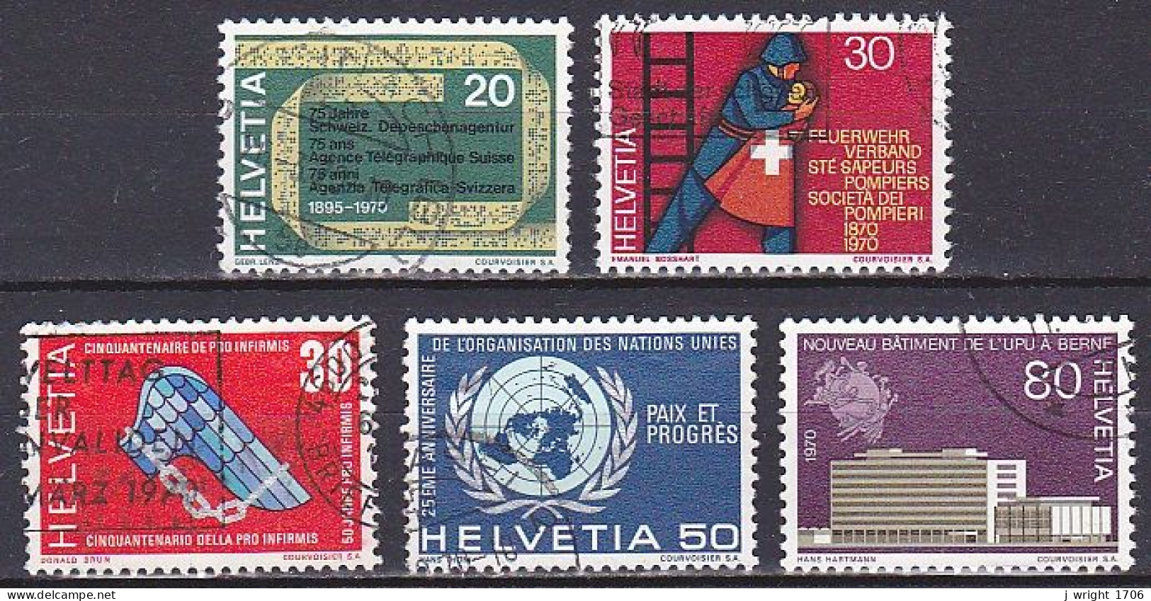 Switzerland, 1970, Publicity Issue, Set, USED - Gebruikt