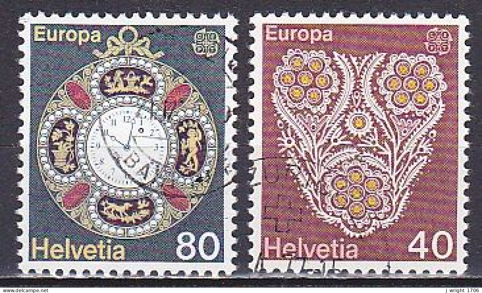 Switzerland, 1976, Europa CEPT, Set, USED - Gebruikt