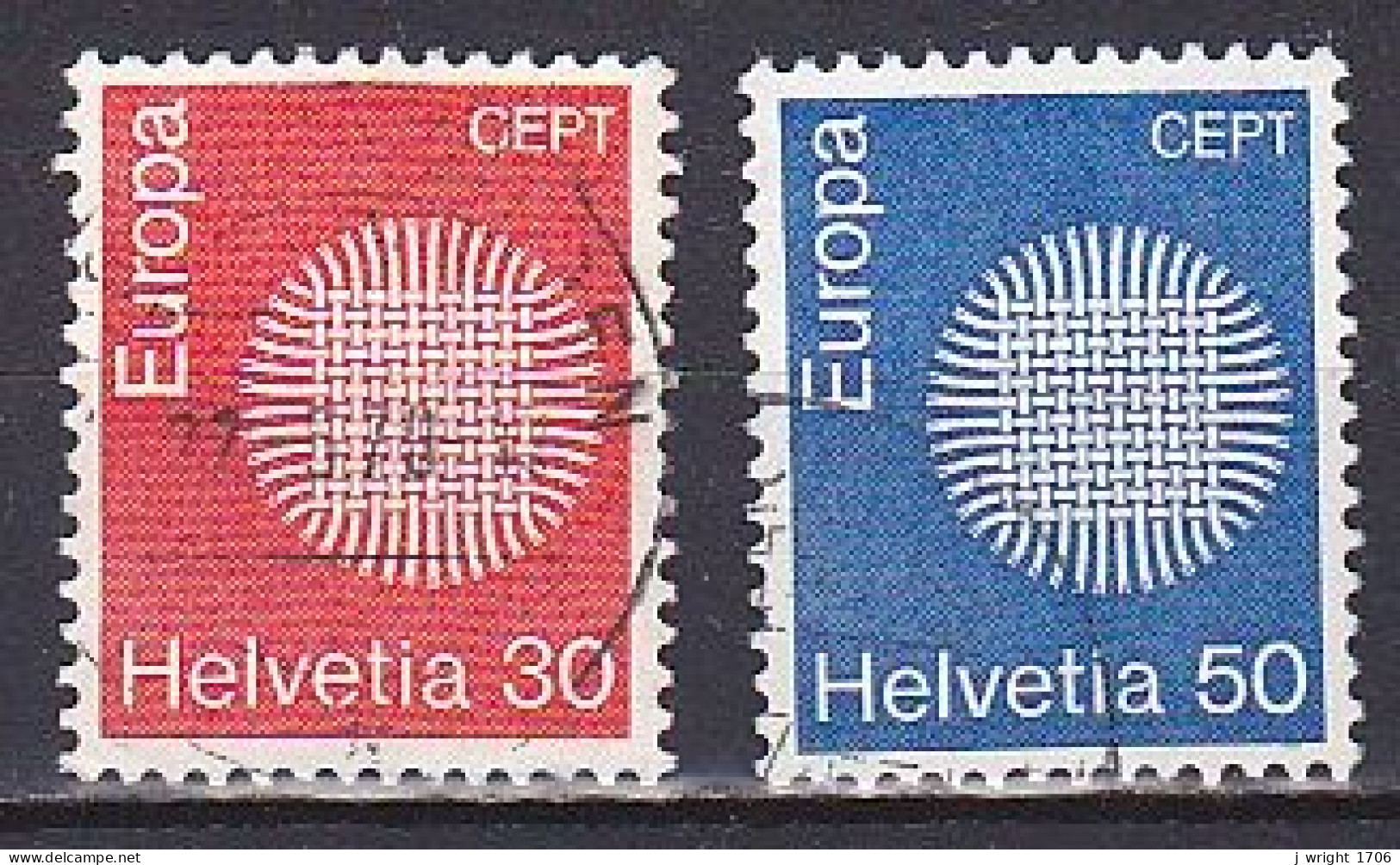 Switzerland, 1970, Europa CEPT, Set, USED - Gebruikt