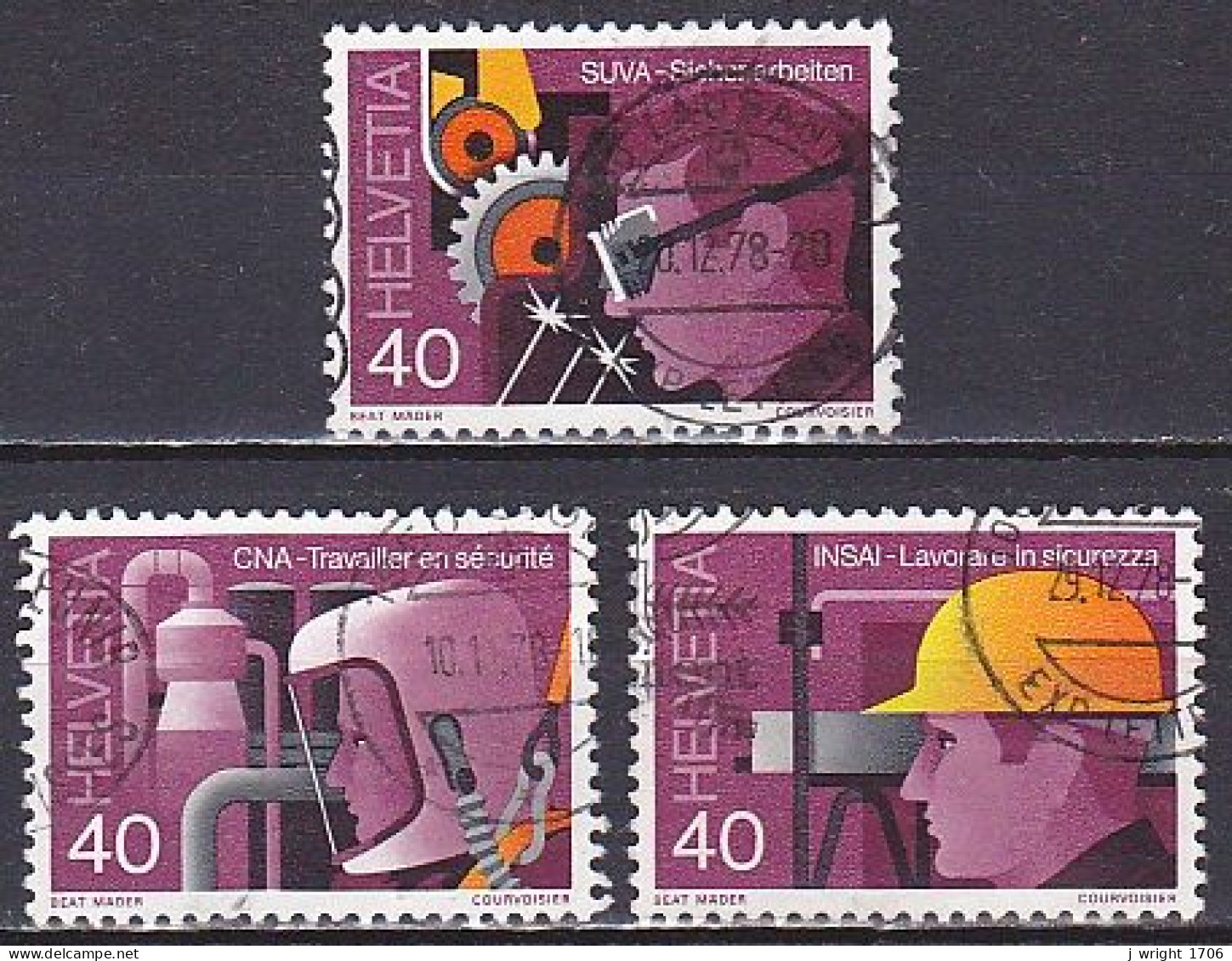 Switzerland, 1978, Publicity Issue, Set, USED - Oblitérés