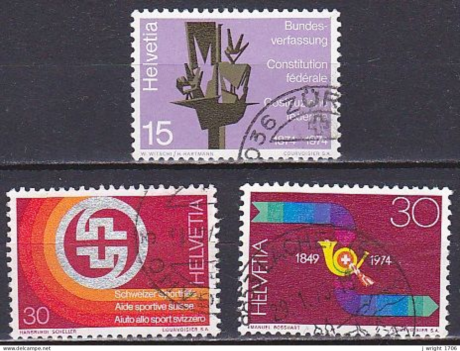 Switzerland, 1974, Publicity Issue, Set, USED - Used Stamps