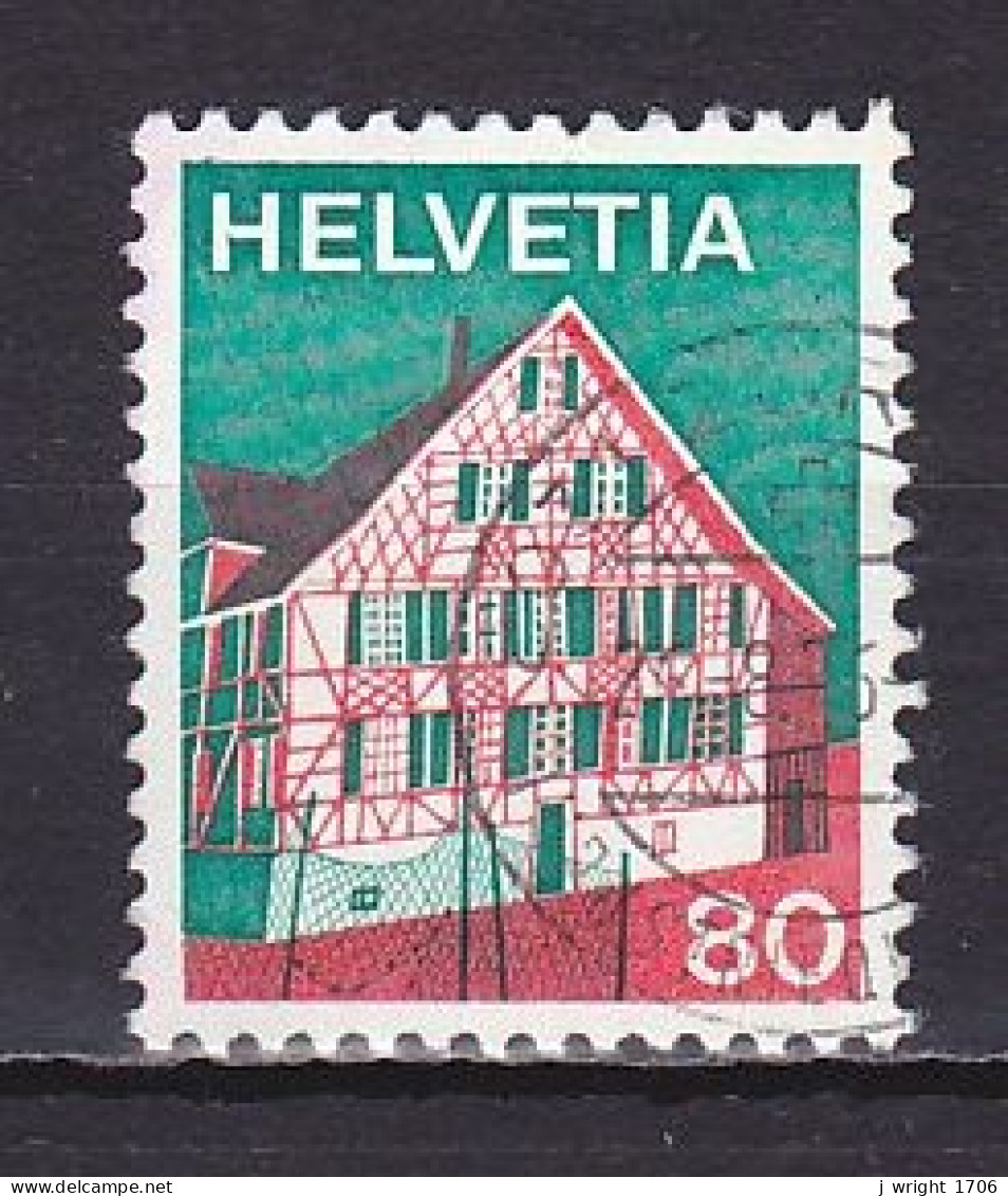 Switzerland, 1973, Landscapes/Eastern Switzerland, 80c, USED - Gebruikt