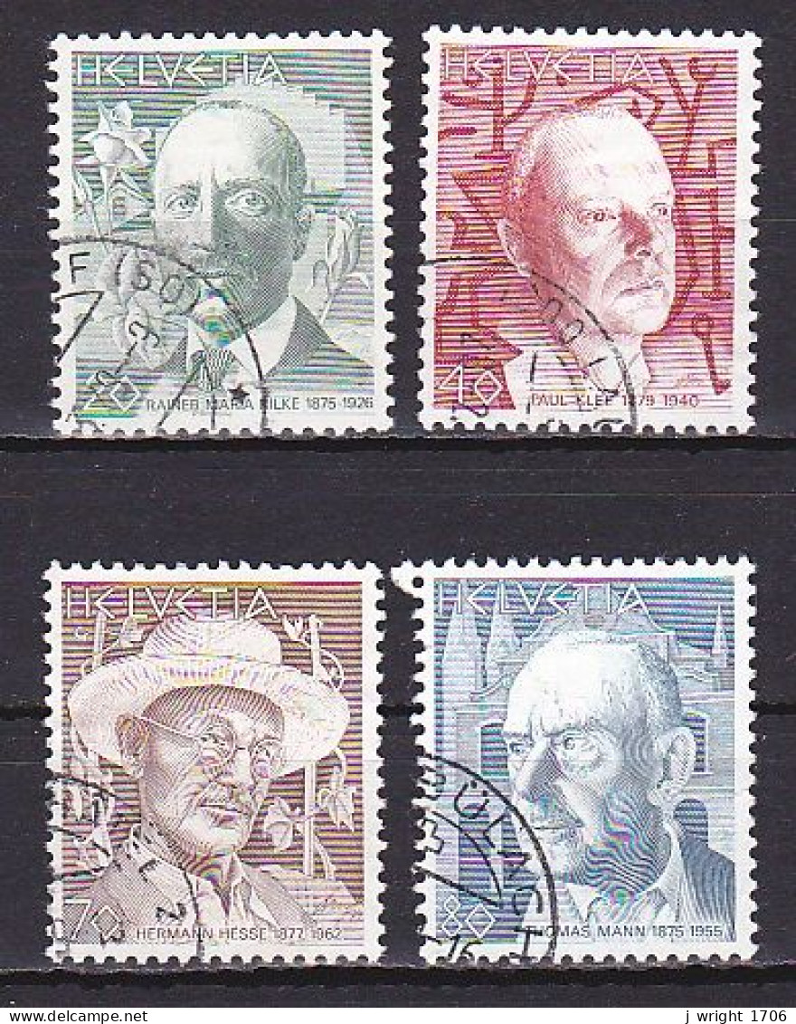 Switzerland, 1979, Portraits Of Famous Swiss, Set, USED - Used Stamps