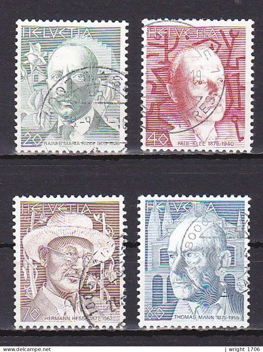 Switzerland, 1979, Portraits Of Famous Swiss, Set, USED - Usati