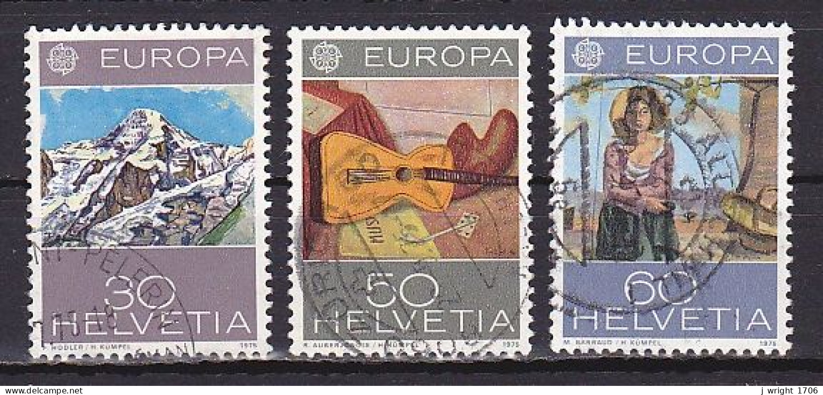 Switzerland, 1975, Europa CEPT, Set, USED - Used Stamps