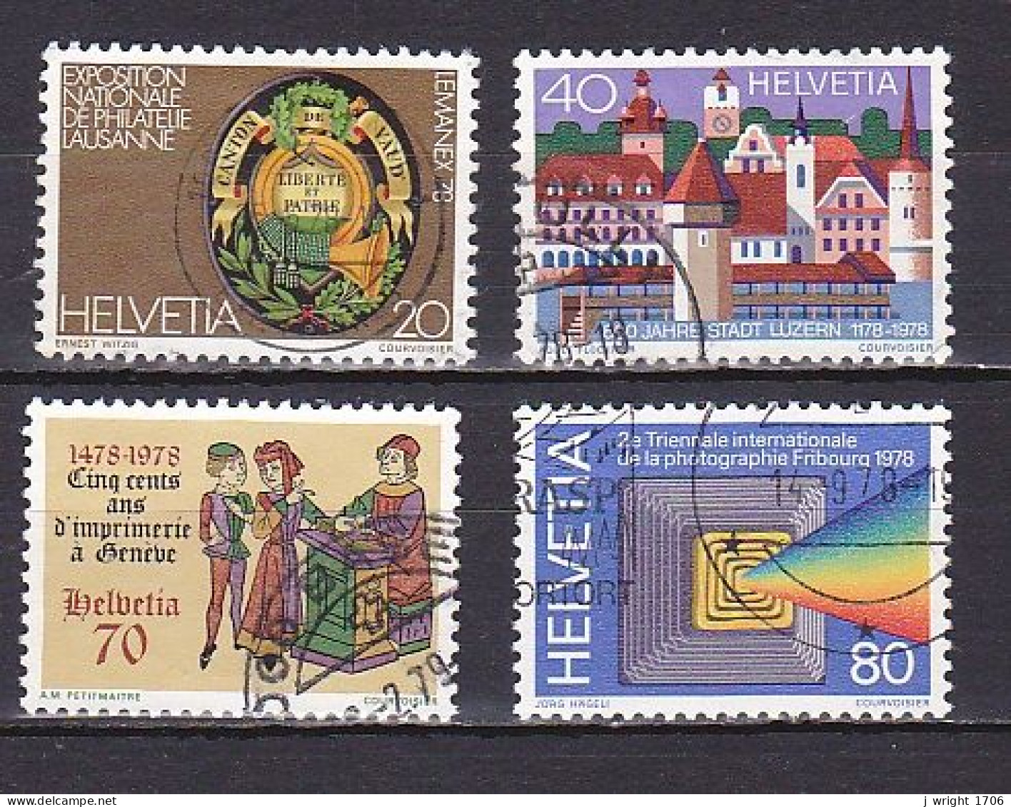 Switzerland, 1978, Publicity Issue, Set, USED - Used Stamps