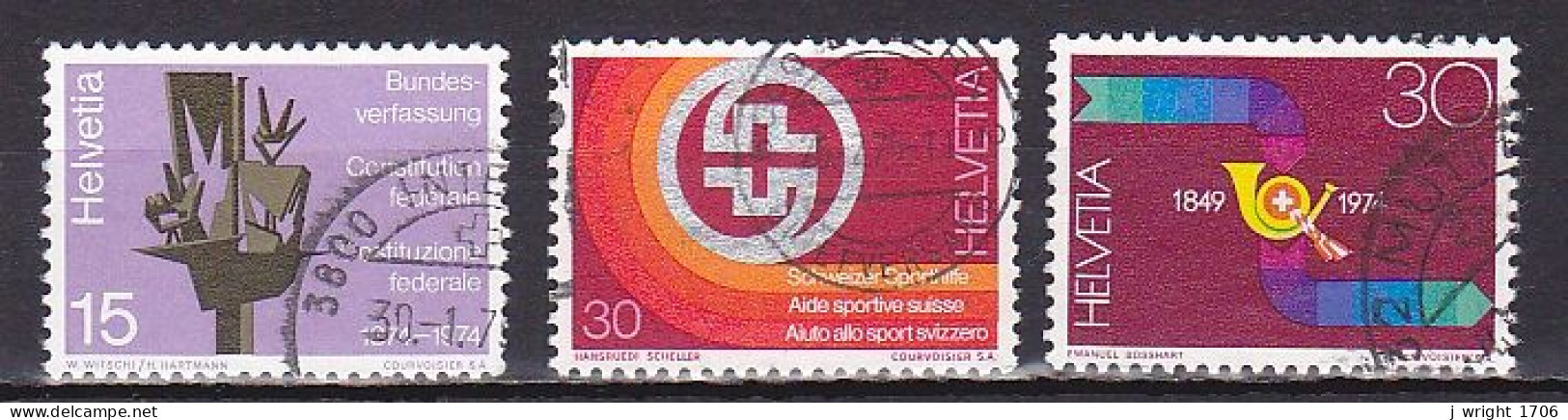 Switzerland, 1974, Publicity Issue, Set, USED - Used Stamps