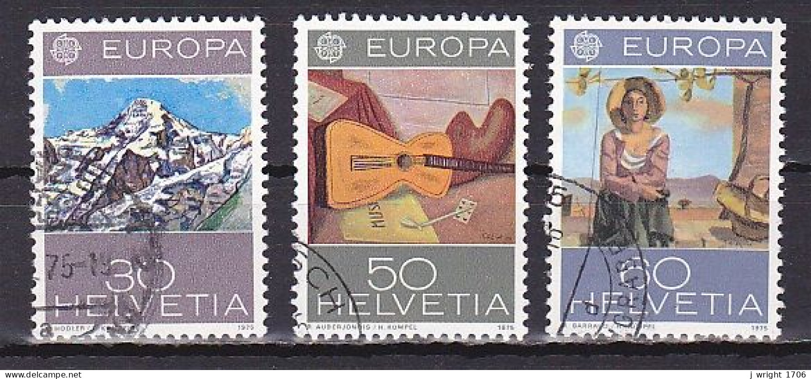 Switzerland, 1975, Europa CEPT, Set, USED - Used Stamps