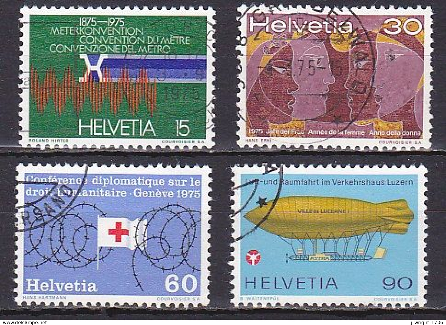 Switzerland, 1975, Publicity Issue, Set, USED - Used Stamps