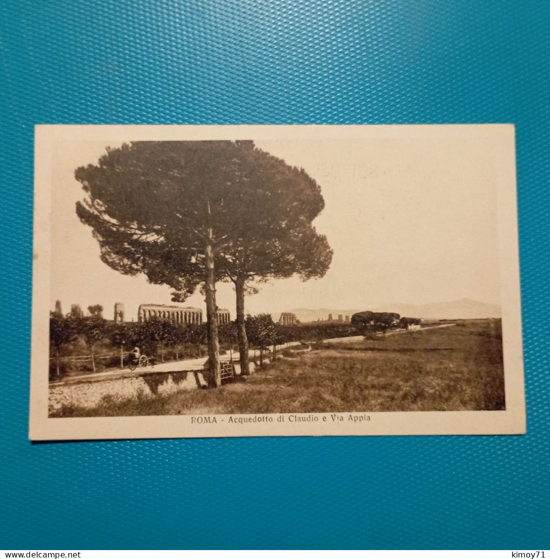 Cartolina Roma - Acquedotto Di Claudio E Via Appia. Viaggiata 1926 - Autres & Non Classés