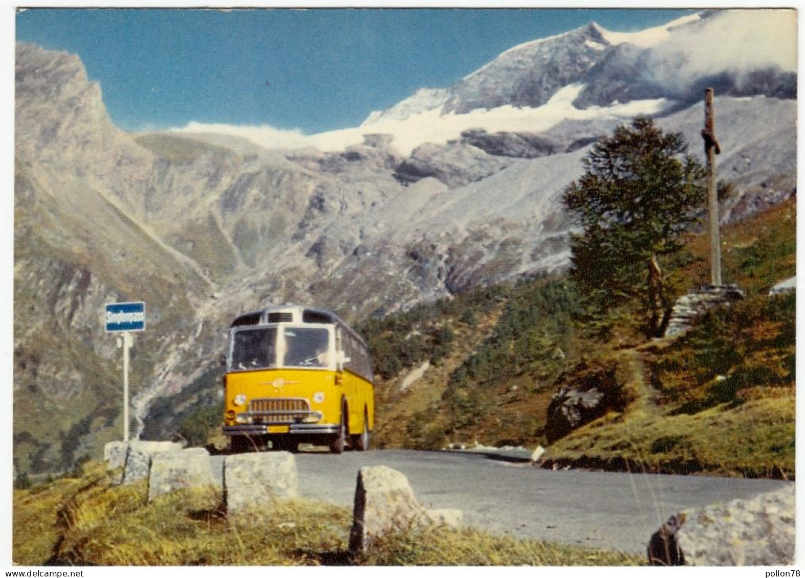 POSTE ALPINE SVIZZERE - AUTOBUS - PULLMAN - BUSES - SIMPLON - Bus & Autocars