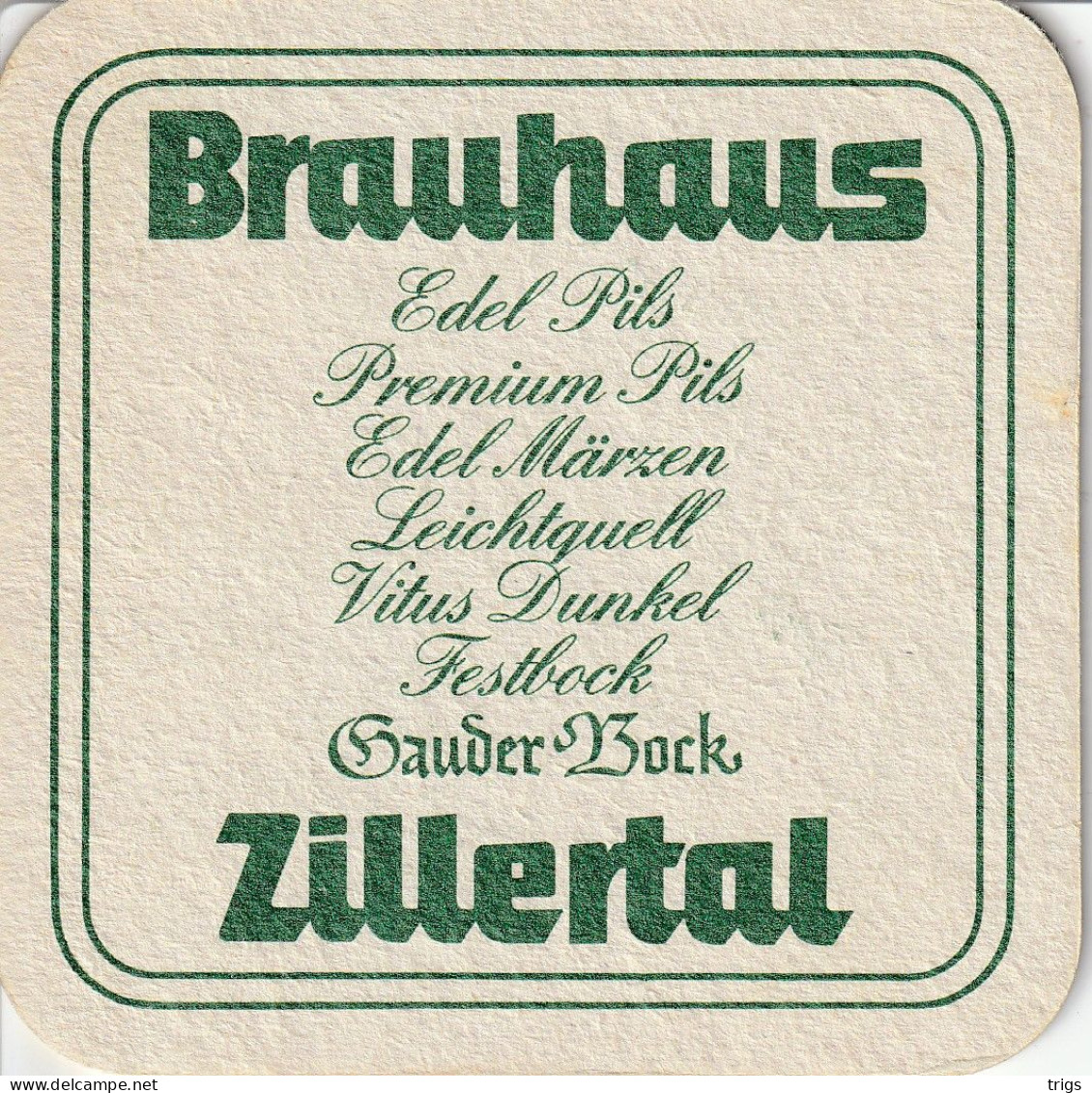 Zillertal Bier - Beer Mats