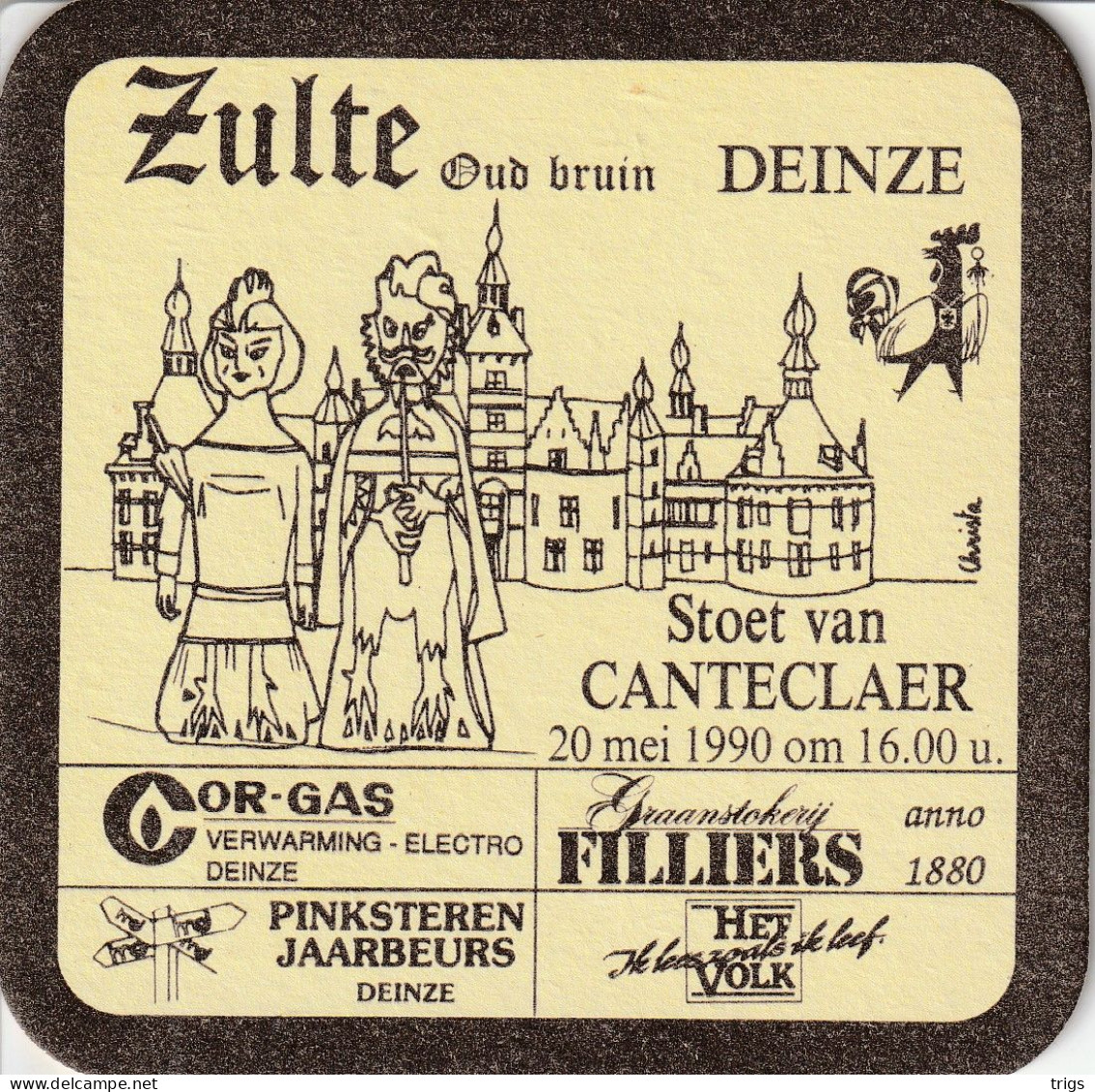 Zulte Oud Bruin - Bierdeckel