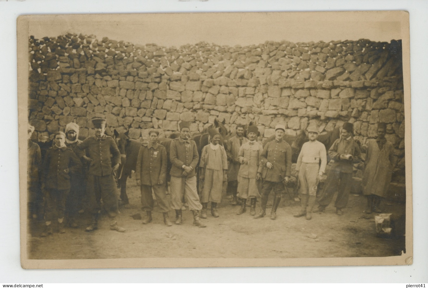 ASIE - SYRIE - Belle Carte Photo Militaires Avec Chevaux Au Camp D' EZRAA En 1927 - Syrien