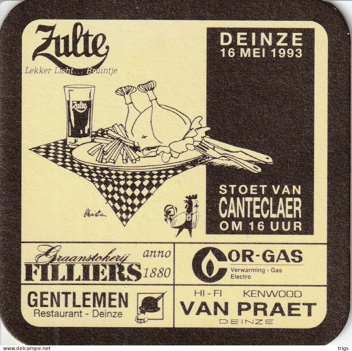Zulte - Beer Mats