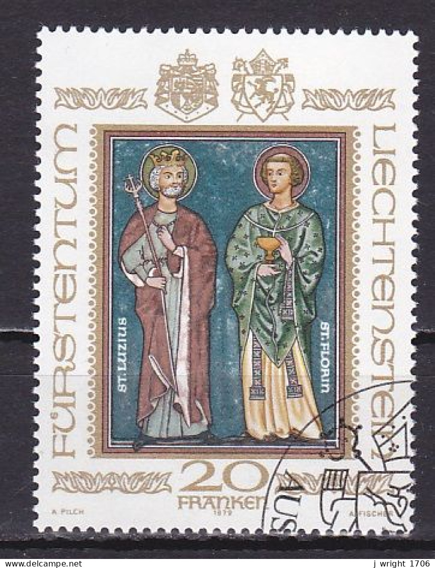 Liechtenstein, 1979, St. Luziuz & St. Florin, 20Fr,CTO - Gebruikt