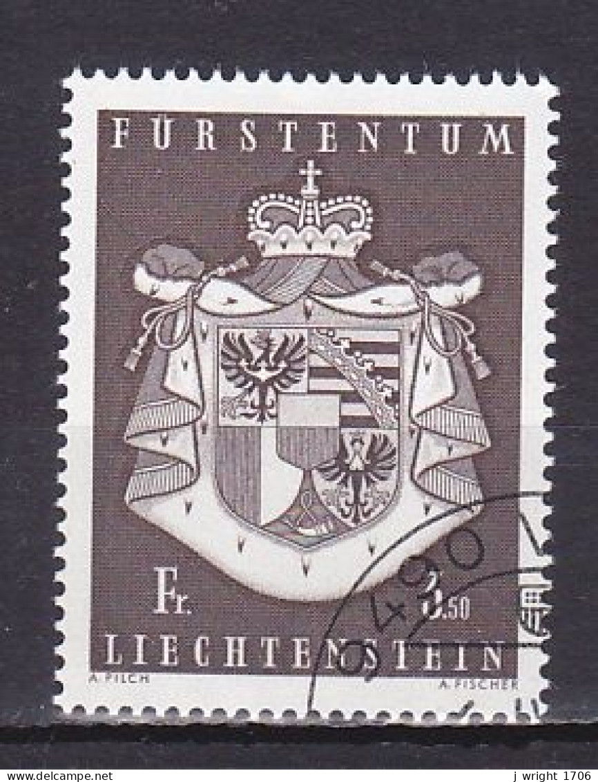 Liechtenstein, 1969, Coat Of Arms, 3.50Fr, CTO - Gebraucht