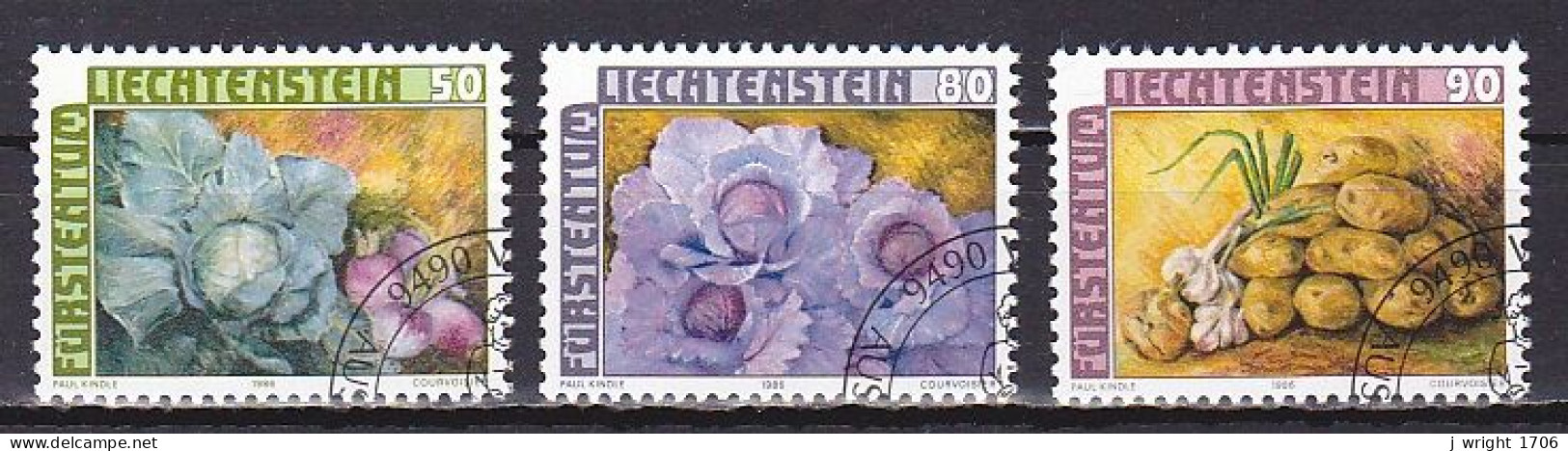 Liechtenstein, 1986, Field Crops, Set, CTO - Gebruikt