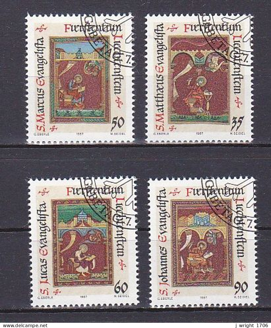 Liechtenstein, 1987, Christmas, Set, CTO - Gebraucht