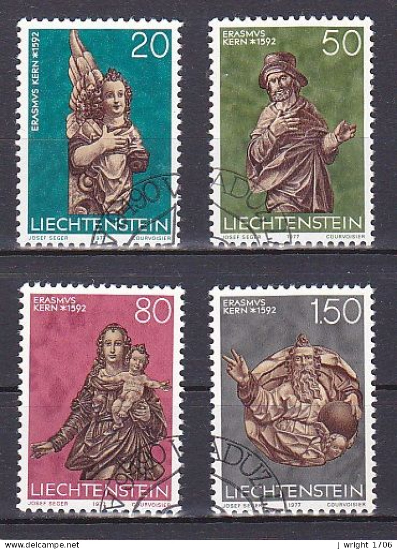 Liechtenstein, 1977, Christmas, Set, CTO - Used Stamps