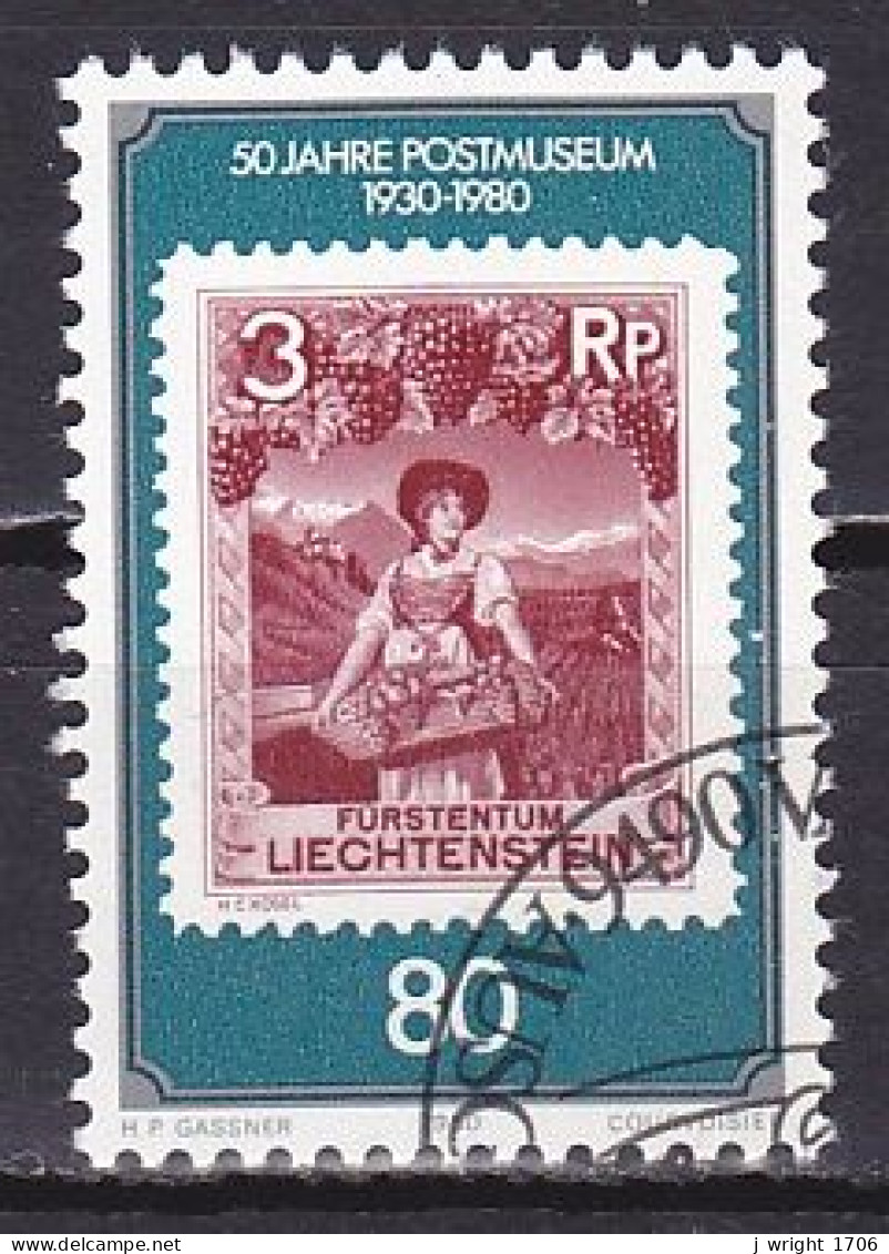 Liechtenstein, 1980, Postal Museum 50th Anniv, Set, CTO - Gebraucht