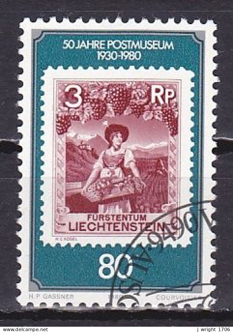 Liechtenstein, 1980, Postal Museum 50th Anniv, Set, CTO - Used Stamps